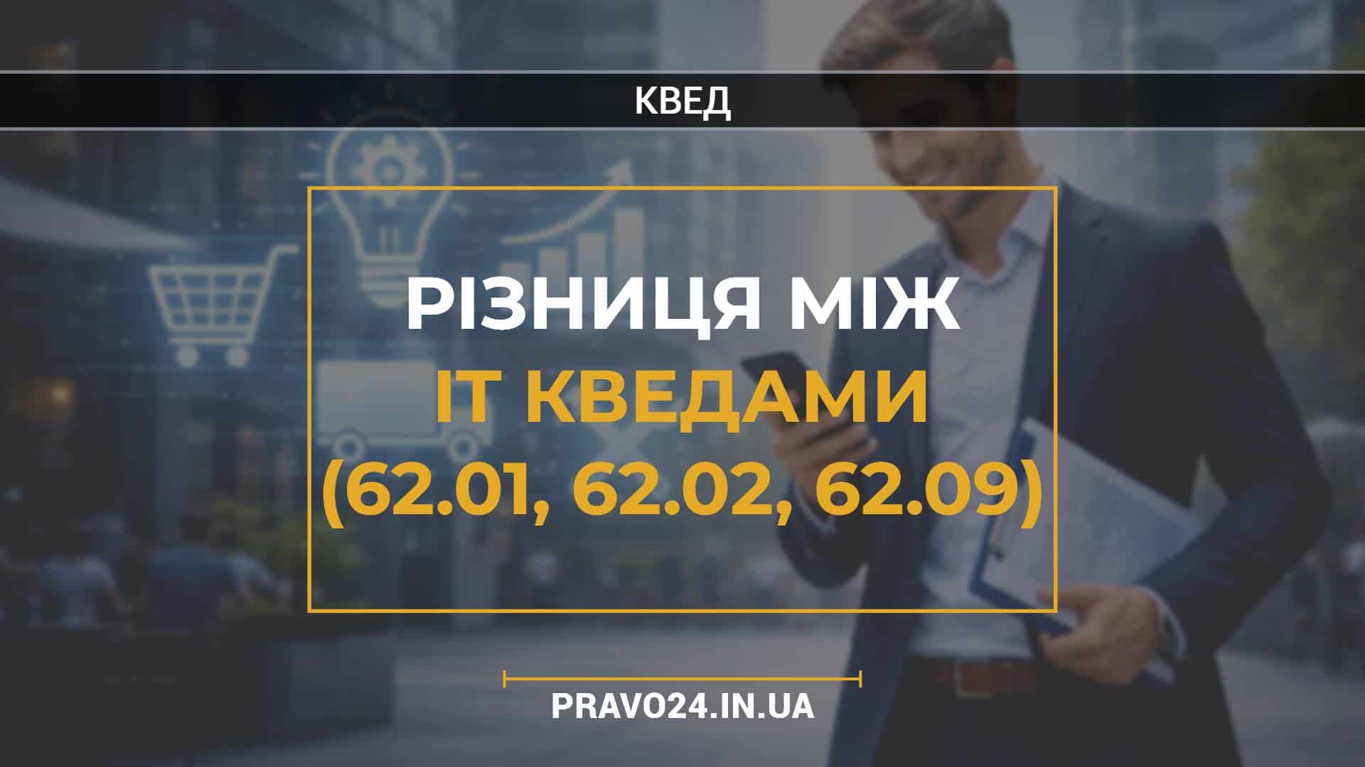 Різниця між IT КВЕДами (62.01, 62.02, 62.09)
