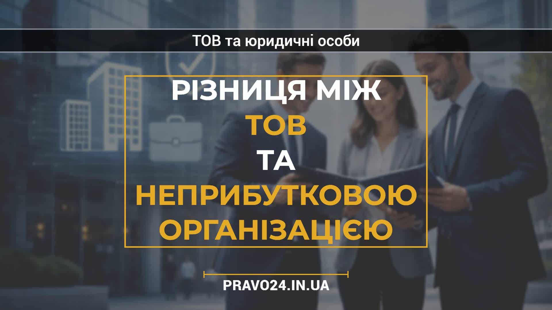 Різниця між ТОВ та неприбутковою організацією
