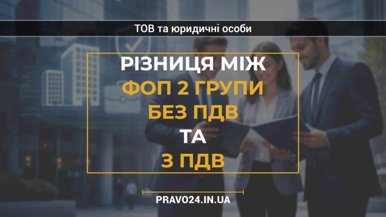 Різниця між ФОП 2 групи без ПДВ та з ПДВ