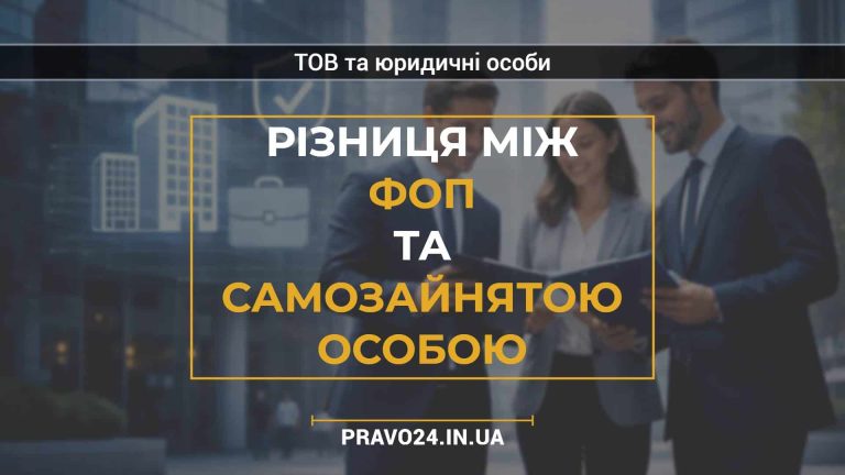 Різниця між ФОП та самозайнятою особою