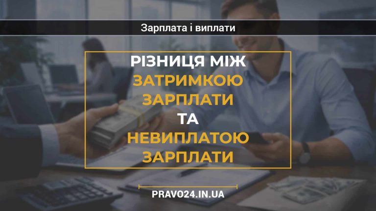 Різниця між затримкою зарплати та невиплатою зарплати