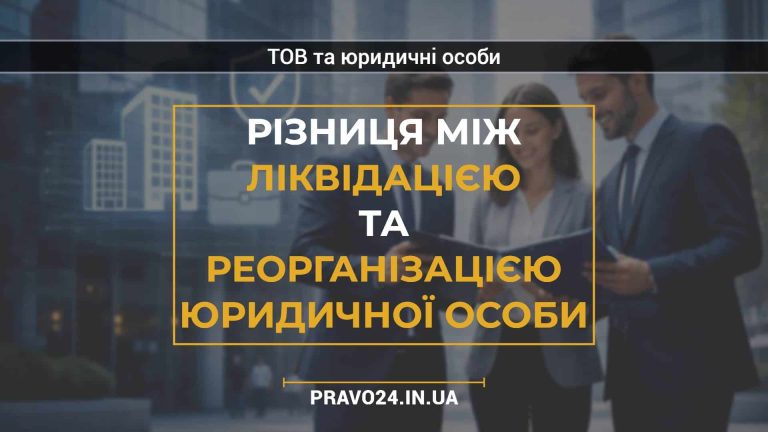 Різниця між ліквідацією та реорганізацією юридичної особи