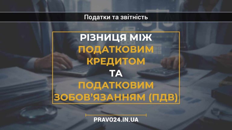 Різниця між податковим кредитом та податковим зобов’язанням (ПДВ)