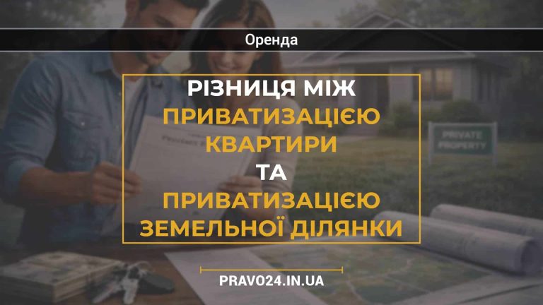 Різниця між приватизацією квартири та приватизацією земельної ділянки