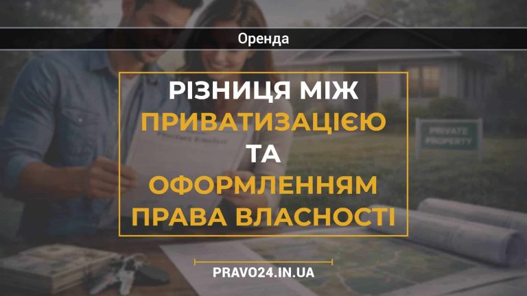 Різниця між приватизацією та оформленням права власності
