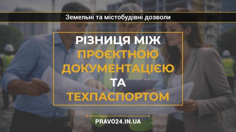 Різниця між проєктною документацією та техпаспортом