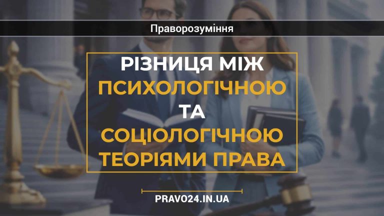 Різниця між психологічною та соціологічною теоріями права