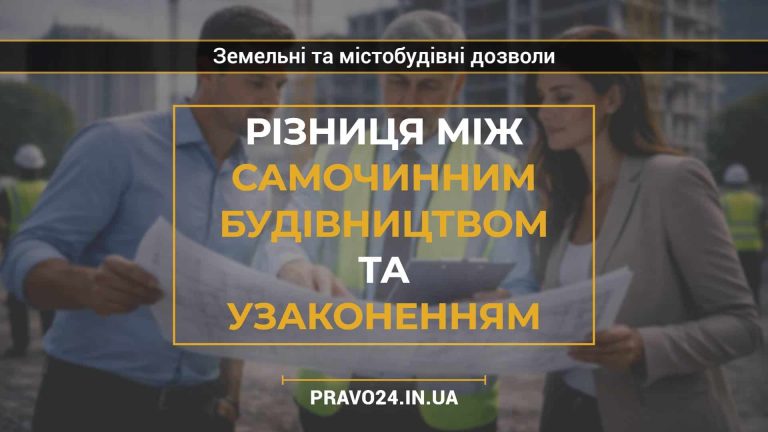 Різниця між самочинним будівництвом та узаконенням
