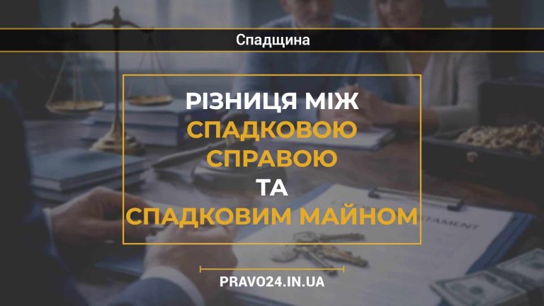 Різниця між спадковою справою та спадковим майном
