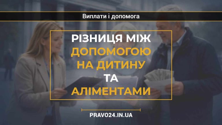 Різниця між допомогою на дитину та аліментами