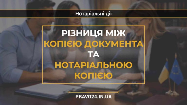 Різниця між копією документа та нотаріальною копією