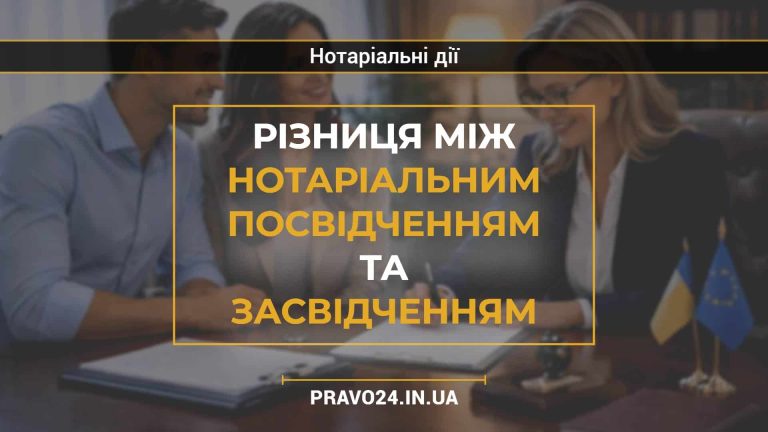 Різниця між нотаріальним посвідченням та засвідченням