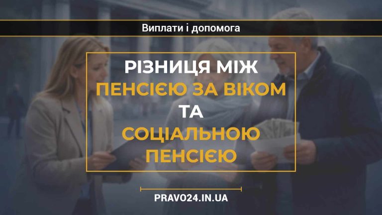 Різниця між пенсією за віком та соціальною пенсією