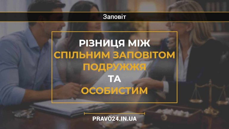 Різниця між спільним заповітом подружжя та особистим